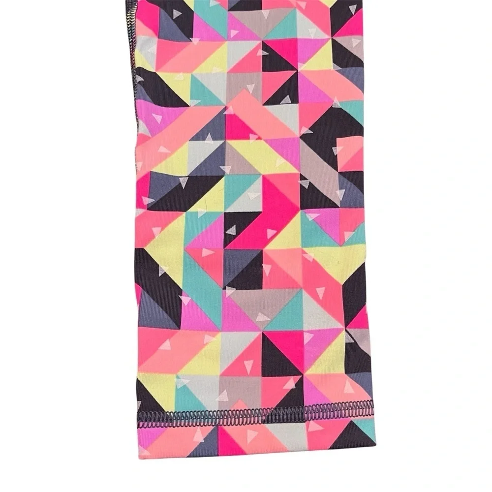 Victoria's Secret VSX Sport Knockout Leggings - Pink, Yellow, Black Size M